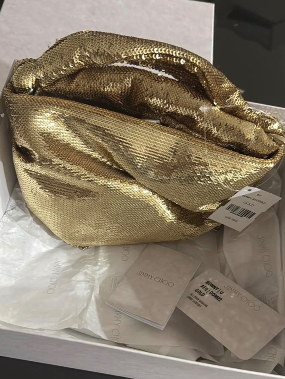 Jimmy Choo Bonny Sequin Clutch